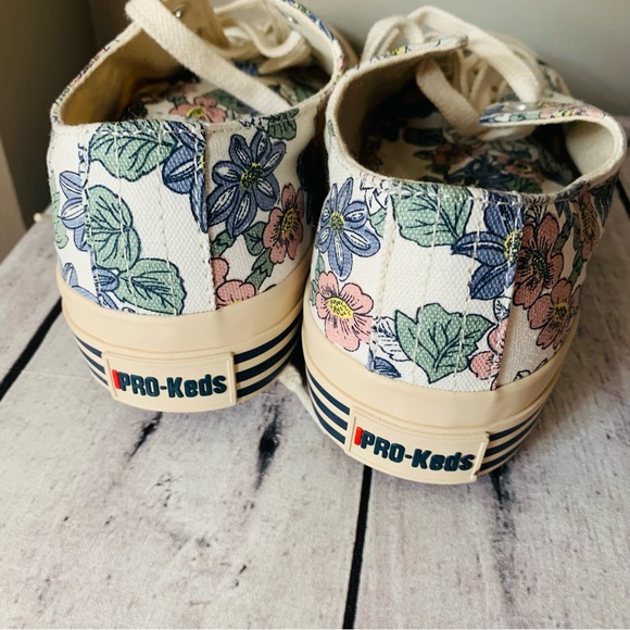 Keds Super 69 Recycled Unisex Super Recycled Canvas Floral Print Men 9/women 11 - Picture 6 of 6